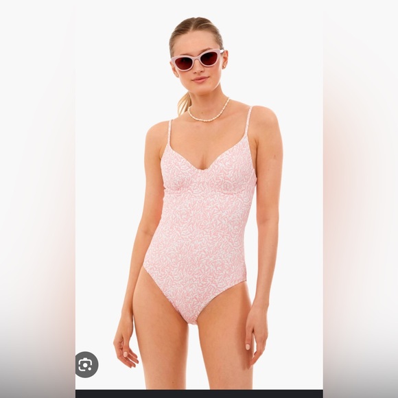 Onia Rosette White Chelsea One Piece Swimsuit - Picture 3 of 10